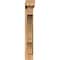 Ekena Millwork Balboa Block Smooth Bracket w/ Offset Brace, Western Red Cedar, 5 1/2"W x 26"D x 38"H BKT0604X26X38BOA05SWR - alternate 2